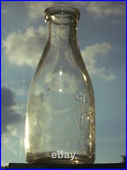 1 qt. State Diploma Awarded to Faber's Dairy Buffalo, N. Y. Milk bottle award
