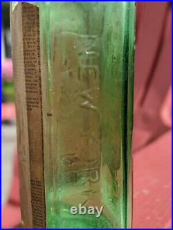 10 Sarsaparilla bottle Old Dr J Townsends New York with Label