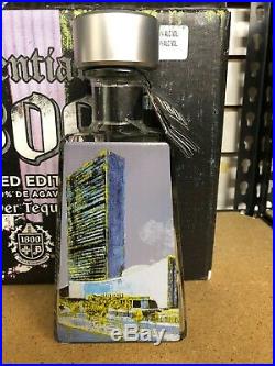 1800 Tequila Artist Series Enoc Perez BOTTLE UN Building in NYC New York City