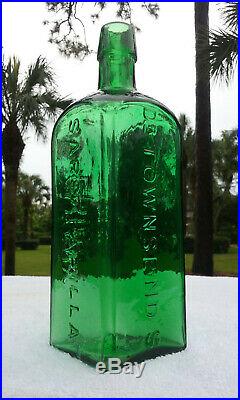 1800's Dr. Townsend's Sarsaparilla, Albany, Ny. Antique Bottle! Truly Stunning