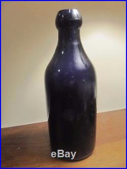 1800s Fred Hinckel, Normansville, NY antique blob top beer bottle