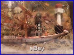 1800s Ship in Bottle from Shenerock Shore Club Rye, New York-Nantucket
