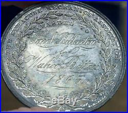 1865 Wahoo Bitters Medal Awarded To Jacob Pinkerton Made By GH Lovett NY Rare