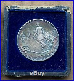 1865 Wahoo Bitters Medal Awarded To Jacob Pinkerton Made By GH Lovett NY Rare