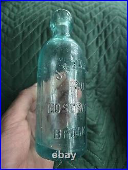 1870s Neat Brooklyn Ironcross Soda Bottle? J. F. Knobel New York Bottle