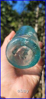 1870s Neat Brooklyn Ironcross Soda Bottle? J. F. Knobel New York Bottle