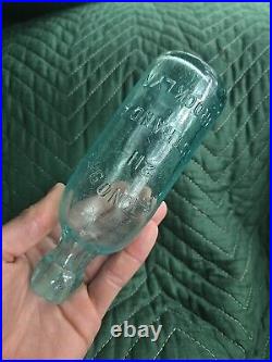 1870s Neat Brooklyn Ironcross Soda Bottle? J. F. Knobel New York Bottle