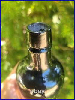 1870s STAR Springs Mineral Water? Old Reddish Amber Saratoga New York Bottle