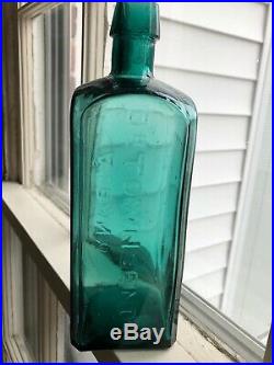 1870s Teal Green Dr Townsends Sarsaparilla Albany New York Bottle