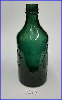 1880's's Congress Spring Company Congress Water Bottle From Saratoga New York