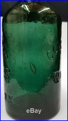 1880's's Congress Spring Company Congress Water Bottle From Saratoga New York