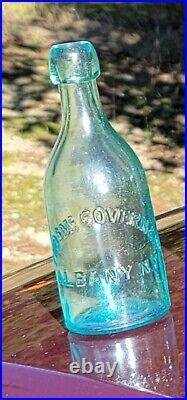 1880s ALBANY, New York Blob Top Soda Bottle? Old EMPIRE State Soda/Mineral Water