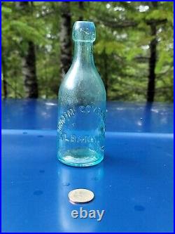 1880s ALBANY, New York Blob Top Soda Bottle? Old EMPIRE State Soda/Mineral Water