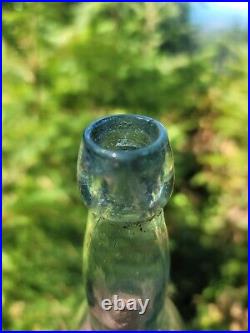 1880s Pictorial Broadway Brewery Bottle? Blob Top Buffalo New York Beer Bottle