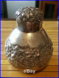 1888 Dominick & Haff NY, NY STERLING SILVER 925 STAMPED PERFUME BOTTLE/TEA JAR