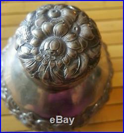 1888 Dominick & Haff NY, NY STERLING SILVER 925 STAMPED PERFUME BOTTLE/TEA JAR