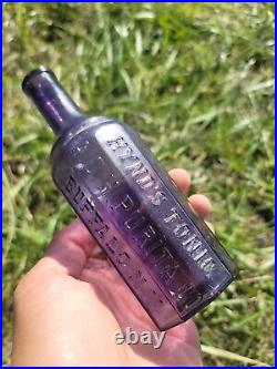 1890's Deep Amethyst Hynd's Tonic Bottle? Old Buffalo New York Bottle
