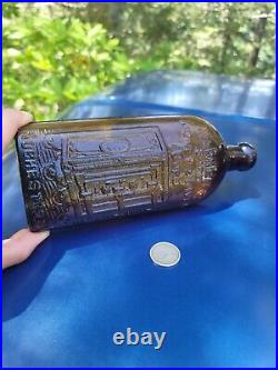 1890's Honey Amber SAFE Kidney Cure Bottle? Old Warner's Liver Remedy NY. Bottle