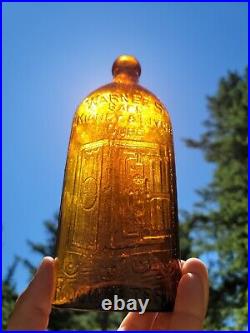 1890's Honey Amber SAFE Kidney Cure Bottle? Old Warner's Liver Remedy NY. Bottle