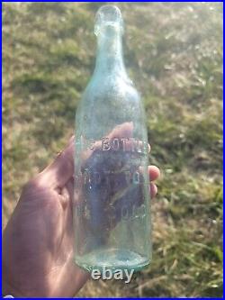 1890's Mcginnis & Kirby Beer? Old Ogdensburg New York Liquor Bottle! As is