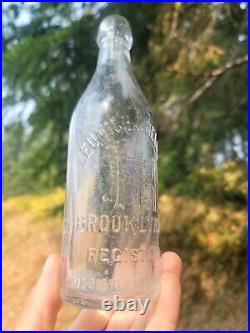 1890s Blob Top Brooklyn Beer? Antique Eurich & Heller New York Liquor Bottle