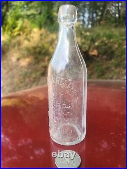 1890s Blob Top Brooklyn Beer? Antique Eurich & Heller New York Liquor Bottle