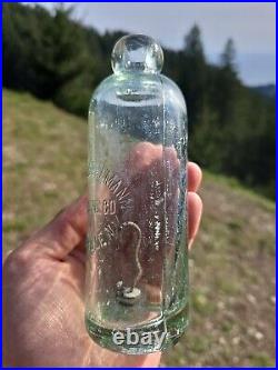 1890s Hutch Hutchinson? John Kuhlmann Brewing Co Ellenville New York Soda Bottle