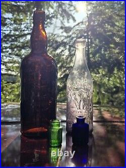 1890s Picture Blob Top Beer? Old Lavender Rockaway Beach New York Ale Bottle