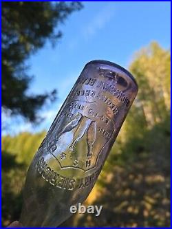 1890s Picture Blob Top Beer? Old Lavender Rockaway Beach New York Ale Bottle