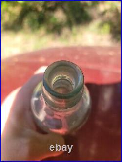 1890s Troy New York Bottle? Old aqua Star D. J. Whelan Mineral Water Bottle