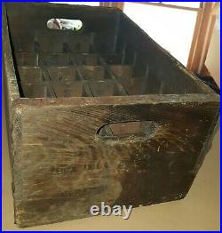 1905 Coca Cola City Delivery Crate Hutchinson Straight Bottle Syracuse New York