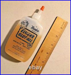 1950s Elmer's Glue-All The Borden Co. New York Plastic 4 oz. Bottle Rare - 4806