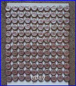 1964-65 Coke Coca Cola NEW YORK WORLD'S FAIR Bottle Caps Complete Set of 120