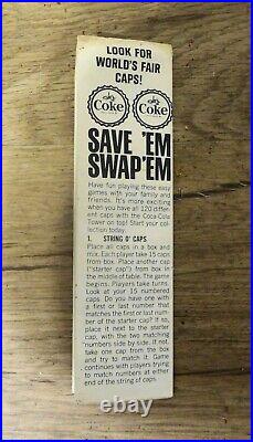 1964-65 Coke Coca Cola NEW YORK WORLD'S FAIR Bottle Caps Set of 120 w SAVERSHEET