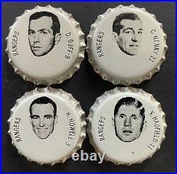 1964-65 NHL Hockey Coca-Cola Factory Issued 17 New York Rangers Bottle Caps