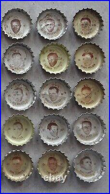 1965 Coke NEW YORK JETS Bottle Caps Complete Set Of 35 JOE NAMATH ROOKIE Rare