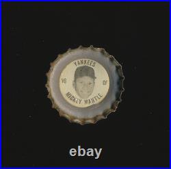 1967 Coke Coca Cola Mickey Mantle HOF Yankees Cap Bottle Top MID GRADE CENTERED