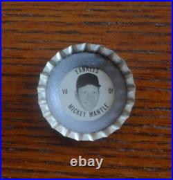 1967 Coke MICKEY MANTLE New York Yankees Bottle Cap V8 Rare UNUSED N. MINT