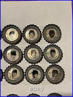 1967 Coke N. Y. Yankees/ N. Y Mets Bottle Caps Complete Sets V1-V35 Mantle Murcer