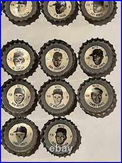 1967 Coke N. Y. Yankees/ N. Y Mets Bottle Caps Complete Sets V1-V35 Mantle Murcer