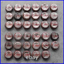 1967 Coke NEW YORK YANKEES & METS Bottle Caps Compl Set (35) MICKEY MANTLE TAB