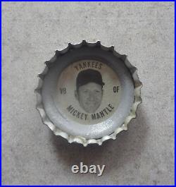 1967 TAB Coke Coca Cola MICKEY MANTLE New York Yankees Bottle Cap V18