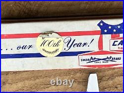 1970s CAMILLUS NY USA SWORD BRAND STAGLON IMITATION STAG # 97 SCOUT CAMP KNIFE