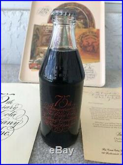 1979 New York Coca-Cola Bottling Company 75th Anniversary 1904-1979 10 oz Bottle