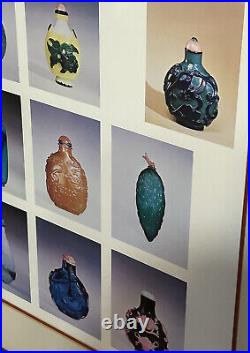 1980 Glass Snuff Bottles Of China Exhibition Poster Steuben Fifth Ave New York