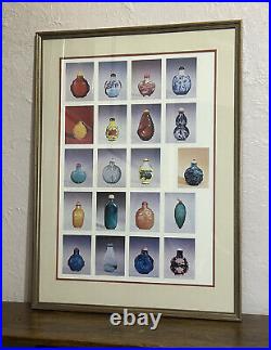 1980 Glass Snuff Bottles Of China Exhibition Poster Steuben Fifth Ave New York