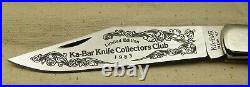 1983 Ka-Bar Collectors Club Coke Bottle Knife, Olean, NY