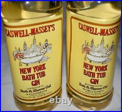 2 Bottles Caswell Massey New York Bath Tub Gin Bath And Shower Gel 32 FL. OZ