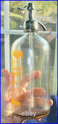 2 Rare Original Kist Seltzer Bottles Binghamton, New York Nice