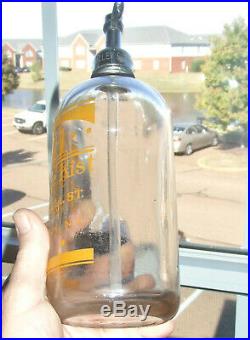 2 -rare Original Orange Kist Seltzer Bottles Binghamton, New York Nice